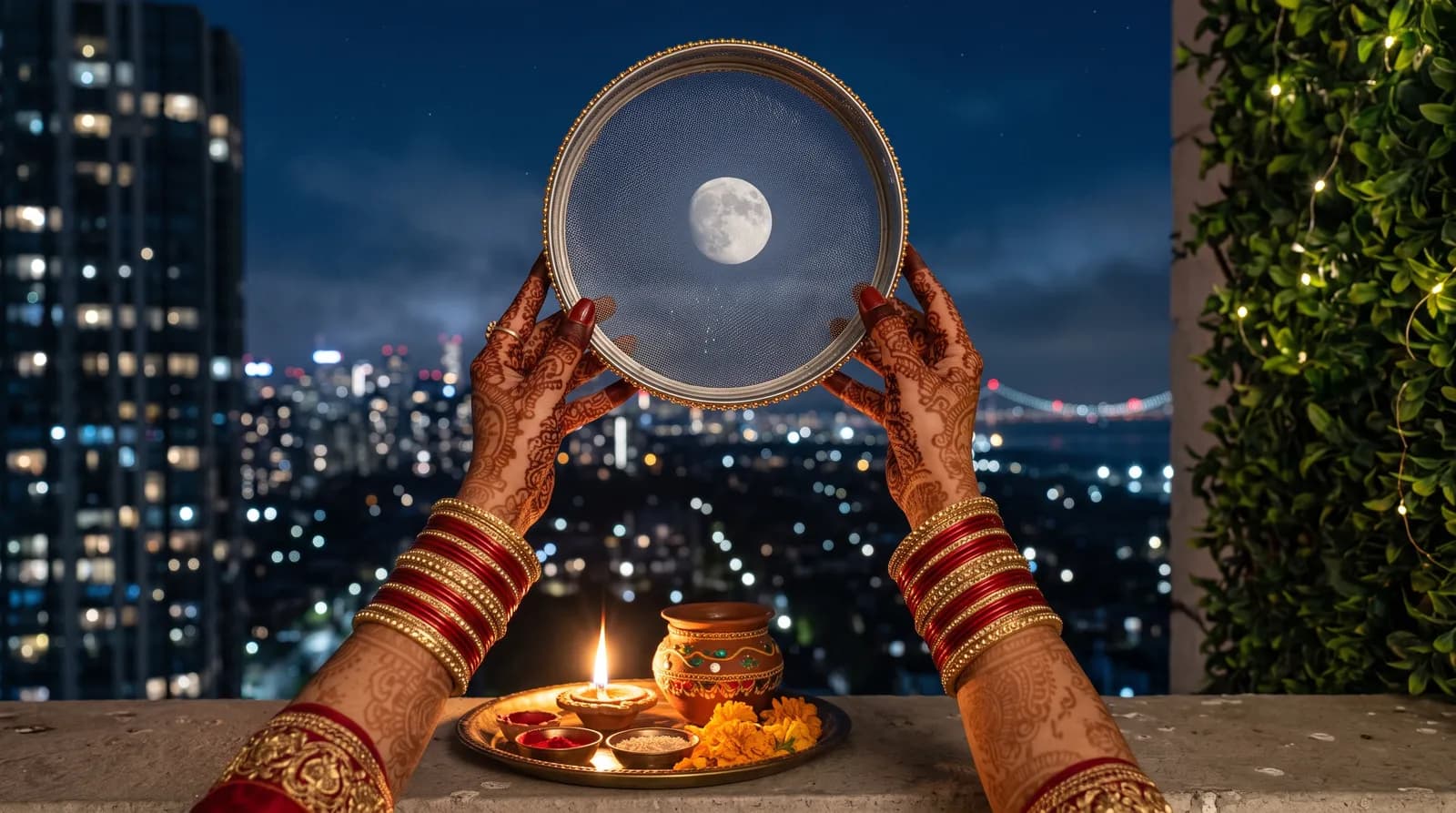 Karwa Chauth 2026 Moonrise Time in USA, Canada, UK, Australia & UAE: Why America Fasts a Day Earlier